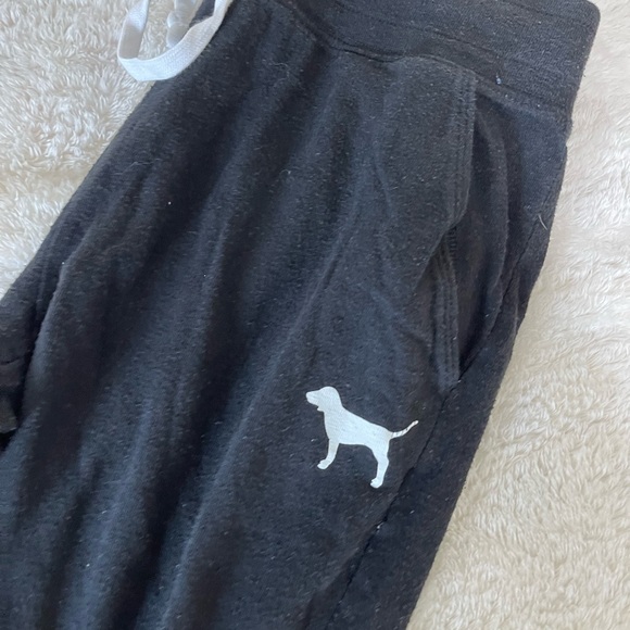 Black- Pink Joggers - Picture 2 of 3